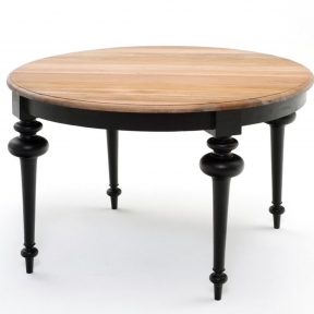 میز گرد چوبی