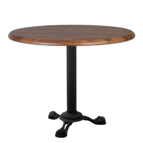 میز گرد پایه سه پر چدنی