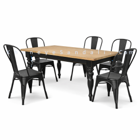 ست روستیک چوب طبیعی