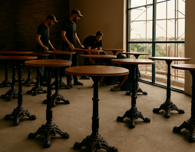 پایه میز چدنی